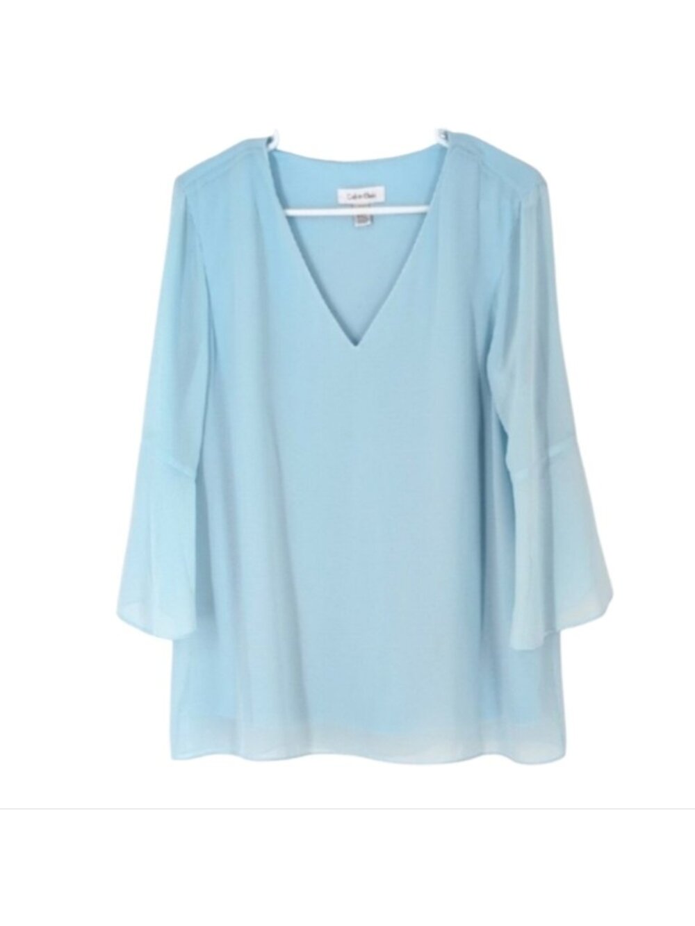 Light Blue Blouse Size Large GREAT CONDITION!